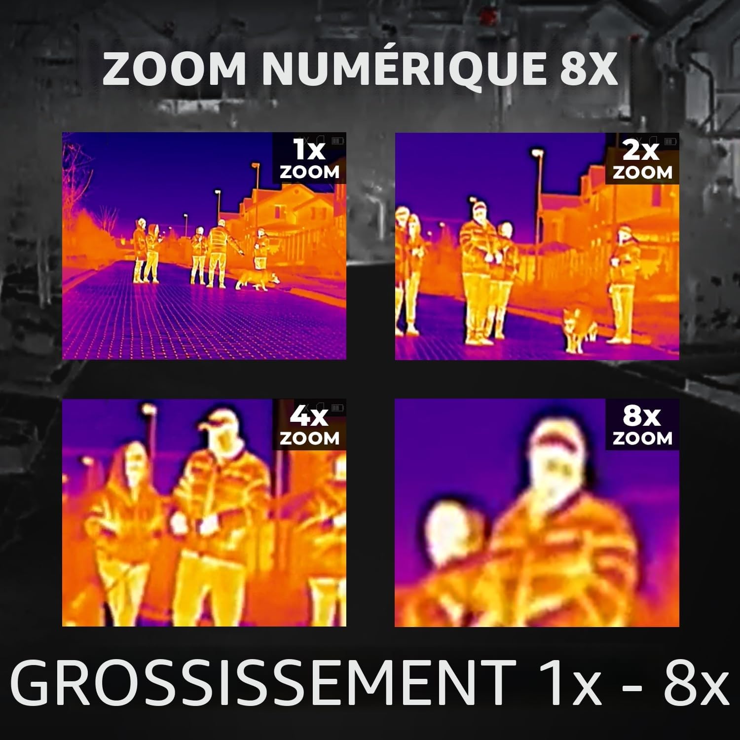 AGM Global Vision Monoculaire Thermique Taipan TM15-256 pour la Chasse 256 x 192 (50 Hz), monoculaire pour Adultes Haute Puissance, imageur Thermique, Vision Thermique, Vision Nocturne et Jour