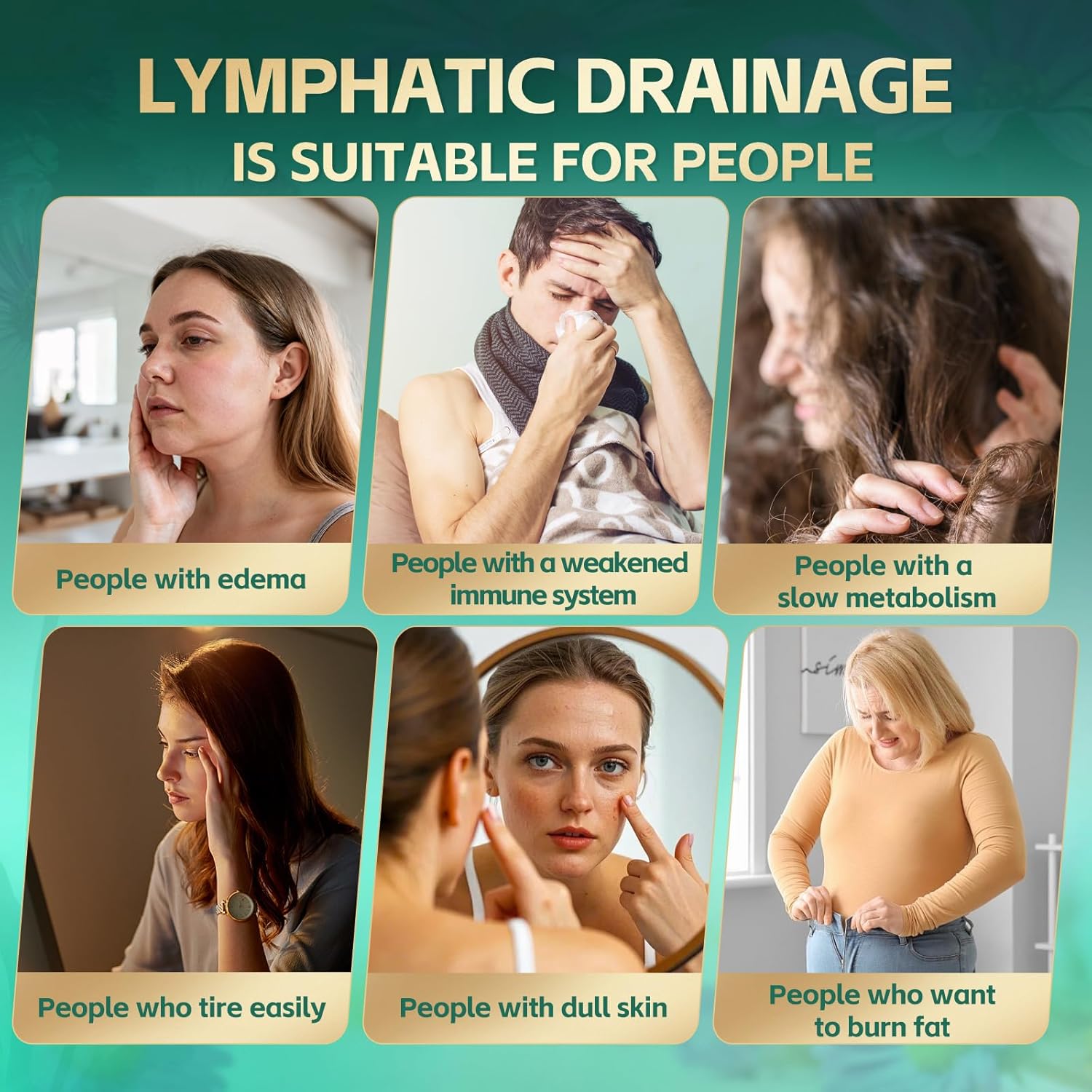 21-in-1 Liposomal Lymphatic Drainage Supplements, 100 Day Supply, 6000mg Lymph System Support for Women & Men with Echinacea, Dandelion, Burdock, Bromelain, Calendula, Turmeric & More, 300 Softgels