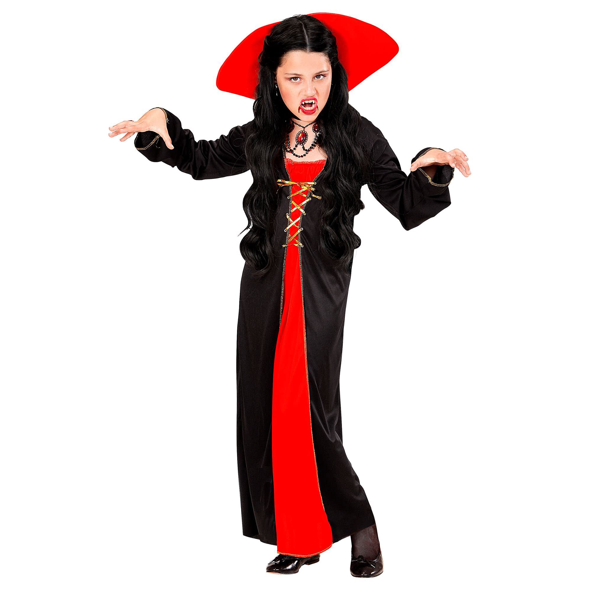 Widmann Child Costume Victorian Vampire, Dress.