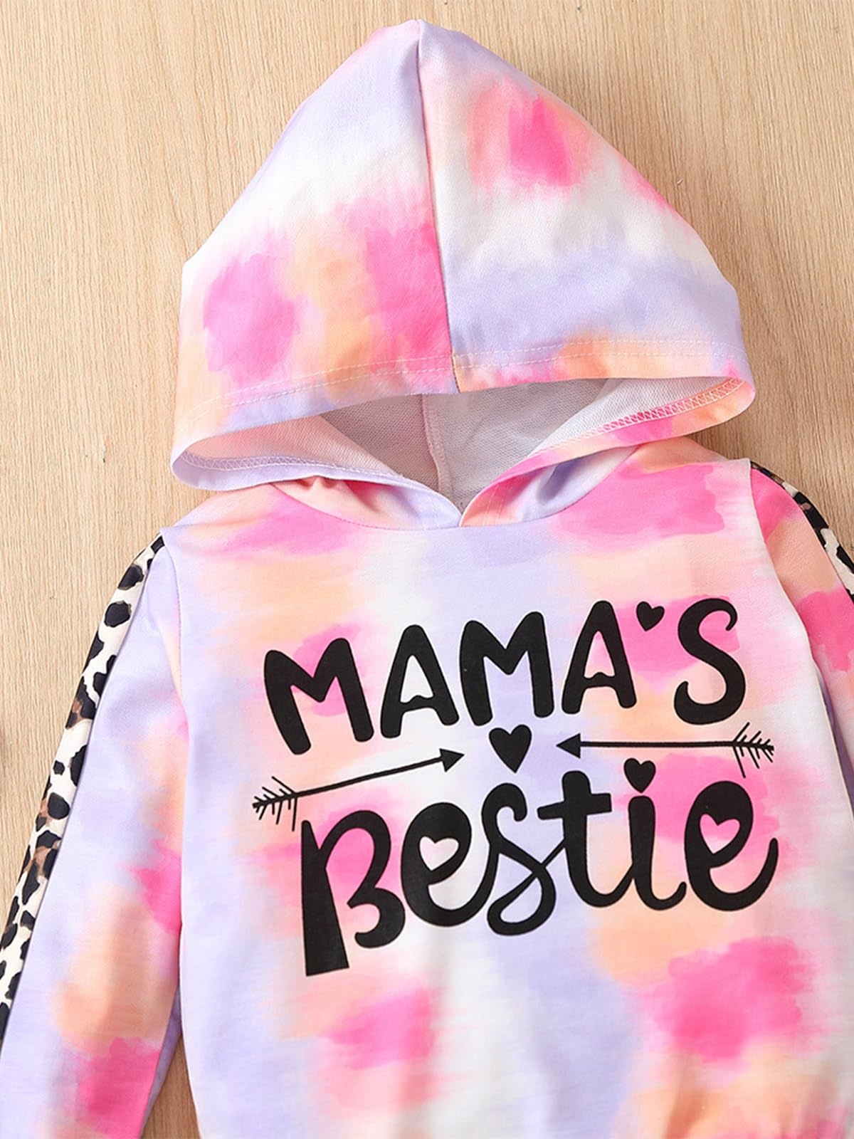 Ensemble de Vetement Bebe Fille Imprimé Floral Sweat à Capuche Manche Longue Hauts+ Pantalon+ Bandeau Tenues d'automne