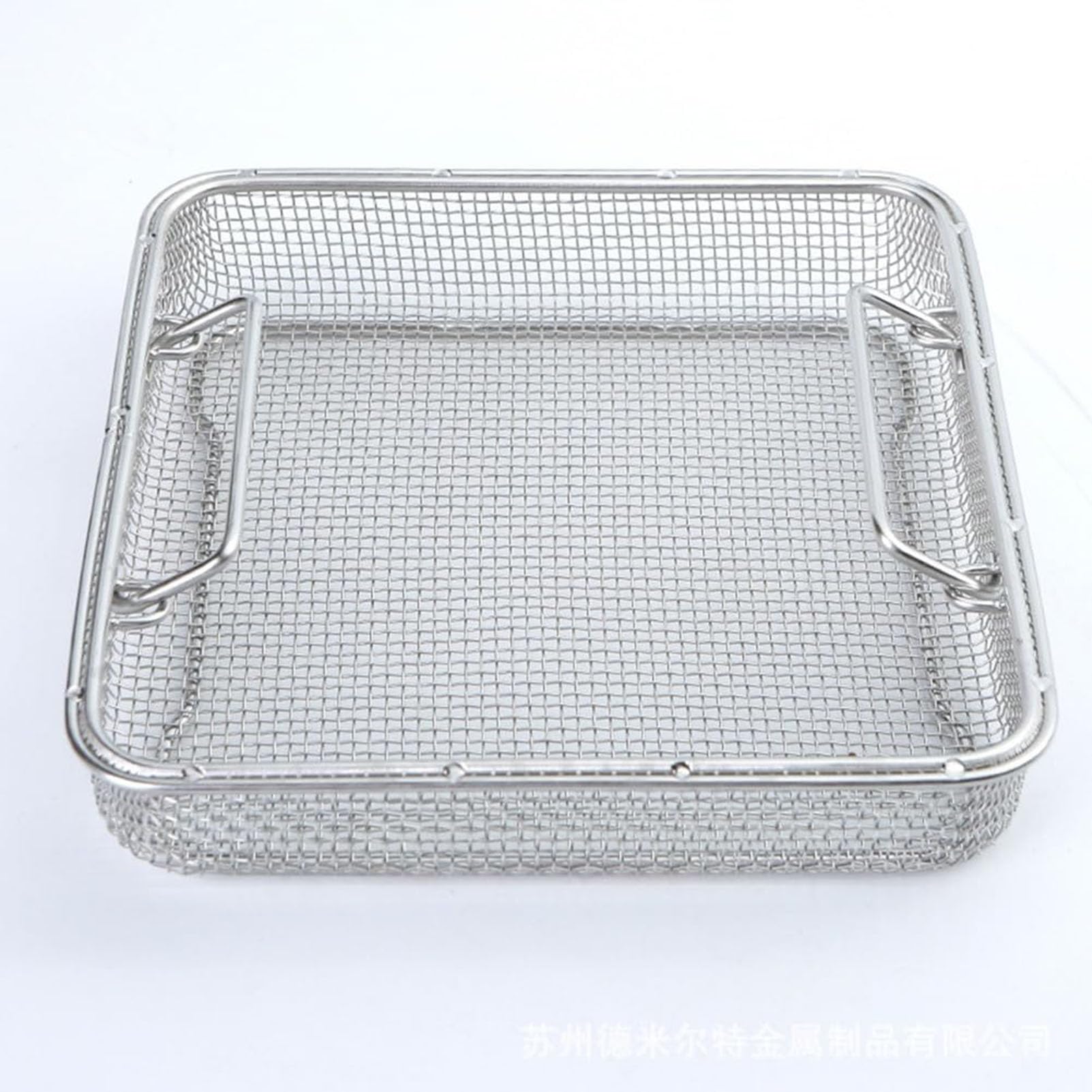 Cestas de esterilización de instrumentos, malla de acero inoxidable para instrumentos médicos y dentales, malla de 0.12 pulgadas para una desinfección eficaz