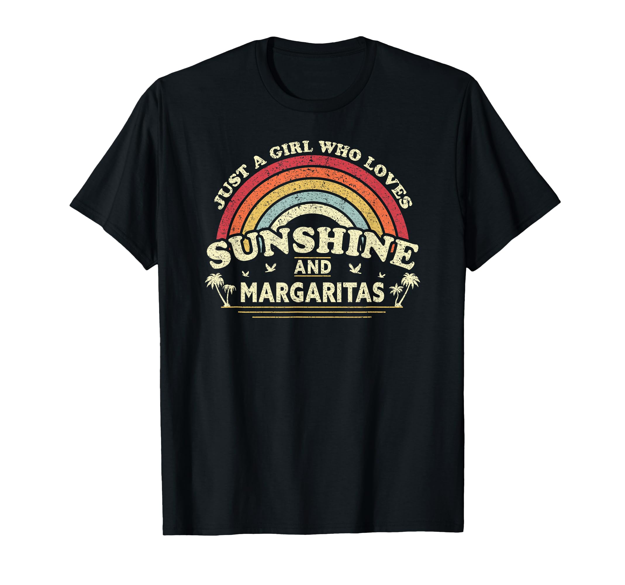Margarita Shirt. A Girl Who Loves Sunshine and Margaritas T-Shirt