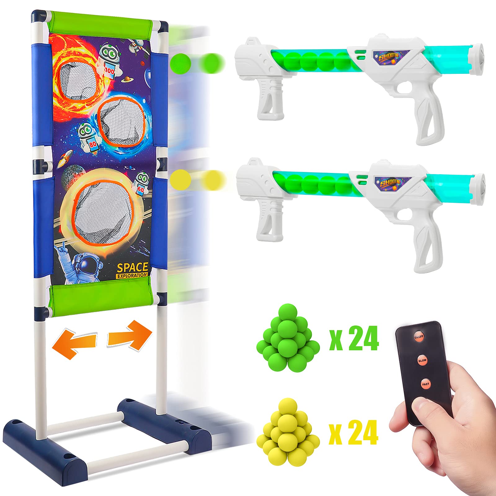 Buy Shooting Games Toy Toys for 5 6 7 8 9 10 11 Year Old Boys, 2pk