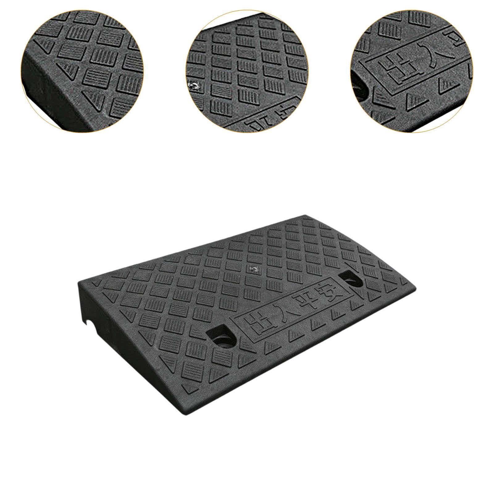 Sharplace Rampa para Vehículos para Uso Doméstico Y Comercial, Alto 8cm Negro