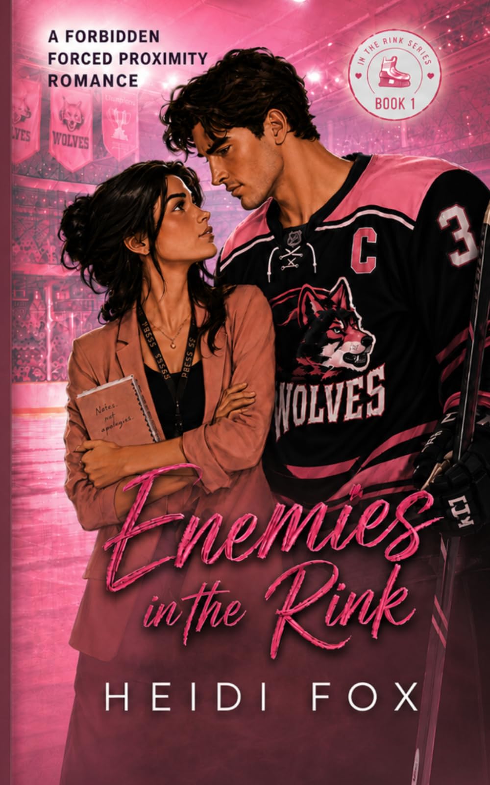 Enemies in the Rink: A Forbidden Forced Proximity Hockey Romance