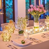 Vista 3 de Copa de corona dorada rellenable con bolsa para dulces, chocolate, pasteles, postres, decoración de almacenamiento para bodas, fiestas de cumpleaños