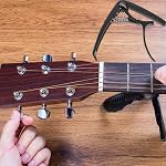 3-in-1 capo, capo for acoustic, electric and ukulele guitars, guitar accessories