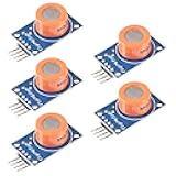 ACEIRMC 5pcs MQ-3 MQ3 Alcohol Sensor Module Breath Gas Detector Ethanol Detection Module for Arduino Raspberry Pi ESP8266 MQ3 5V DC (MQ-3)