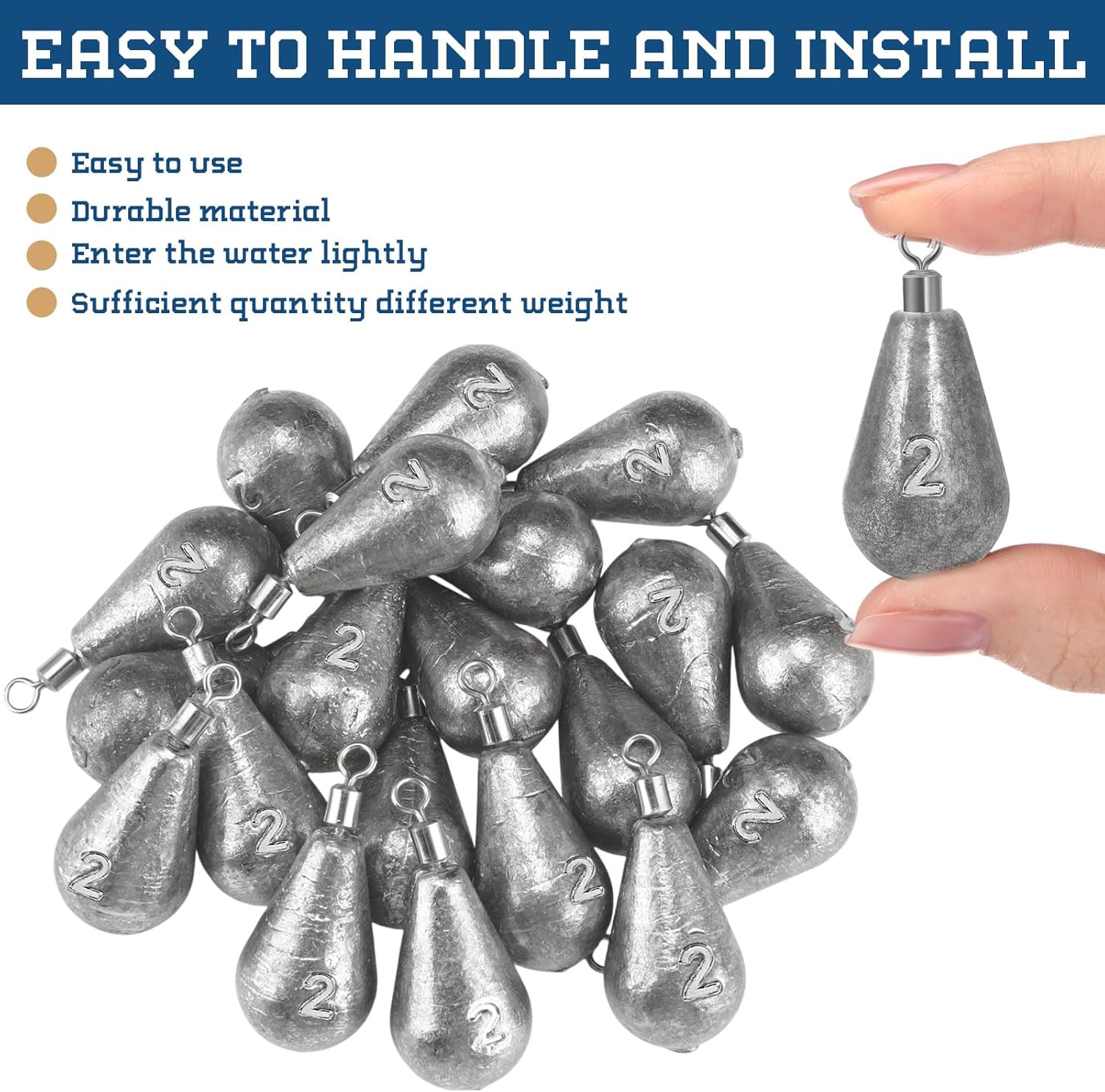 Landhoow Bell Sinkers Weights Casting Swivel Bell Sinkers Fishing Weights Rig for Ocean Saltwater Freshwater Surf Bass Fishing Casting Gear Tackle