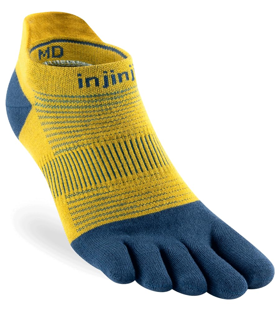 Injinji Run Lightweight No-Show Unisex Socks M