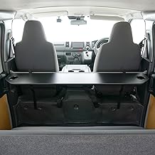 200 Series Hiace Super GL DX Compatible Folding Second Table Custom Parts 2nd Row Toyota Rear Table Drink Holder Interior Parts Standard Width Wide Wide Super Long Just Straw Products