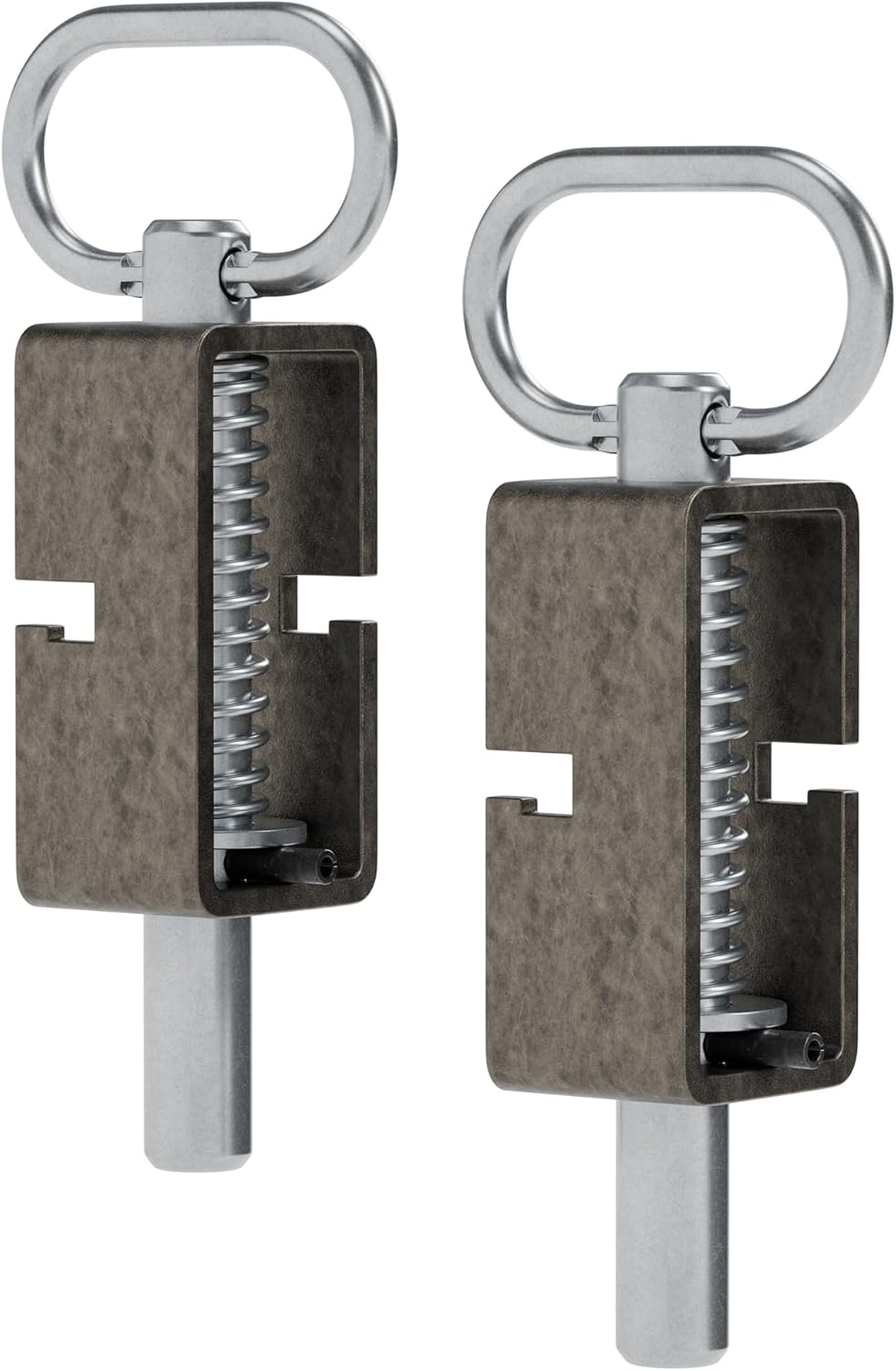 Farm Gate Latch For Metal Tube Gate Weld-On Spring Latch Assembly 5/8" Durable Steel Trailer Gate Lock Pack... Trailer Latch - Foto 10