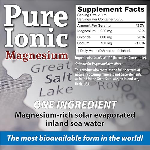 Miniatura 2 de Anderson's Nuevo complejo de magnesio iónico, ayuda a calambres musculares, huesoarticulación, salud cardíaca, suplemento de magnesio líquido, gotas