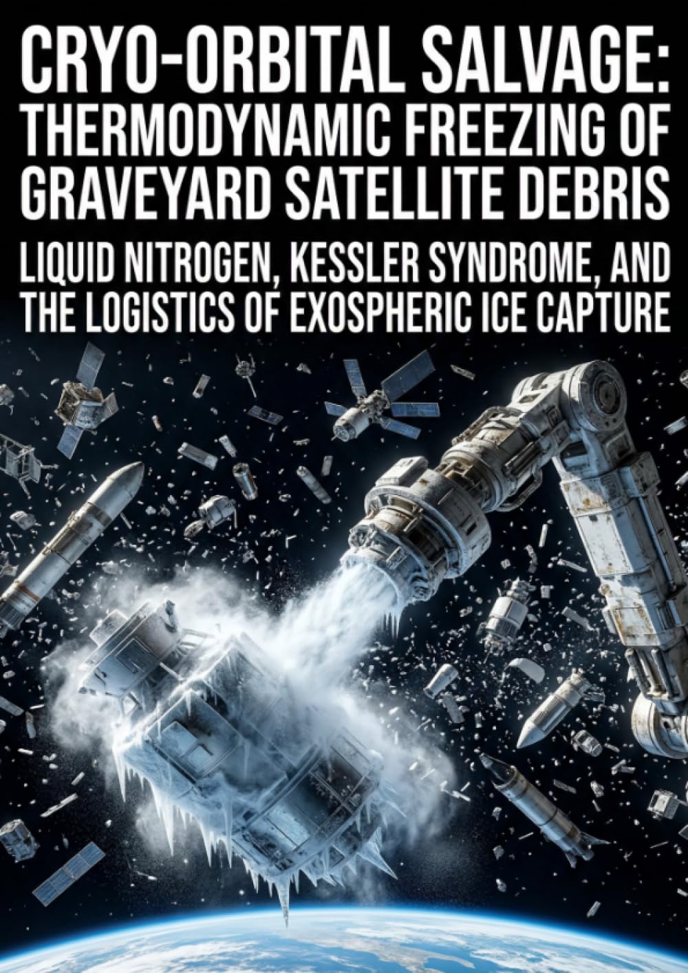 Cryo-Orbital Salvage: Thermodynamic Freezing of Graveyard Satellite Debris: Liquid Nitrogen, Kessler Syndrome, and the Logistics of Exospheric Ice Capture