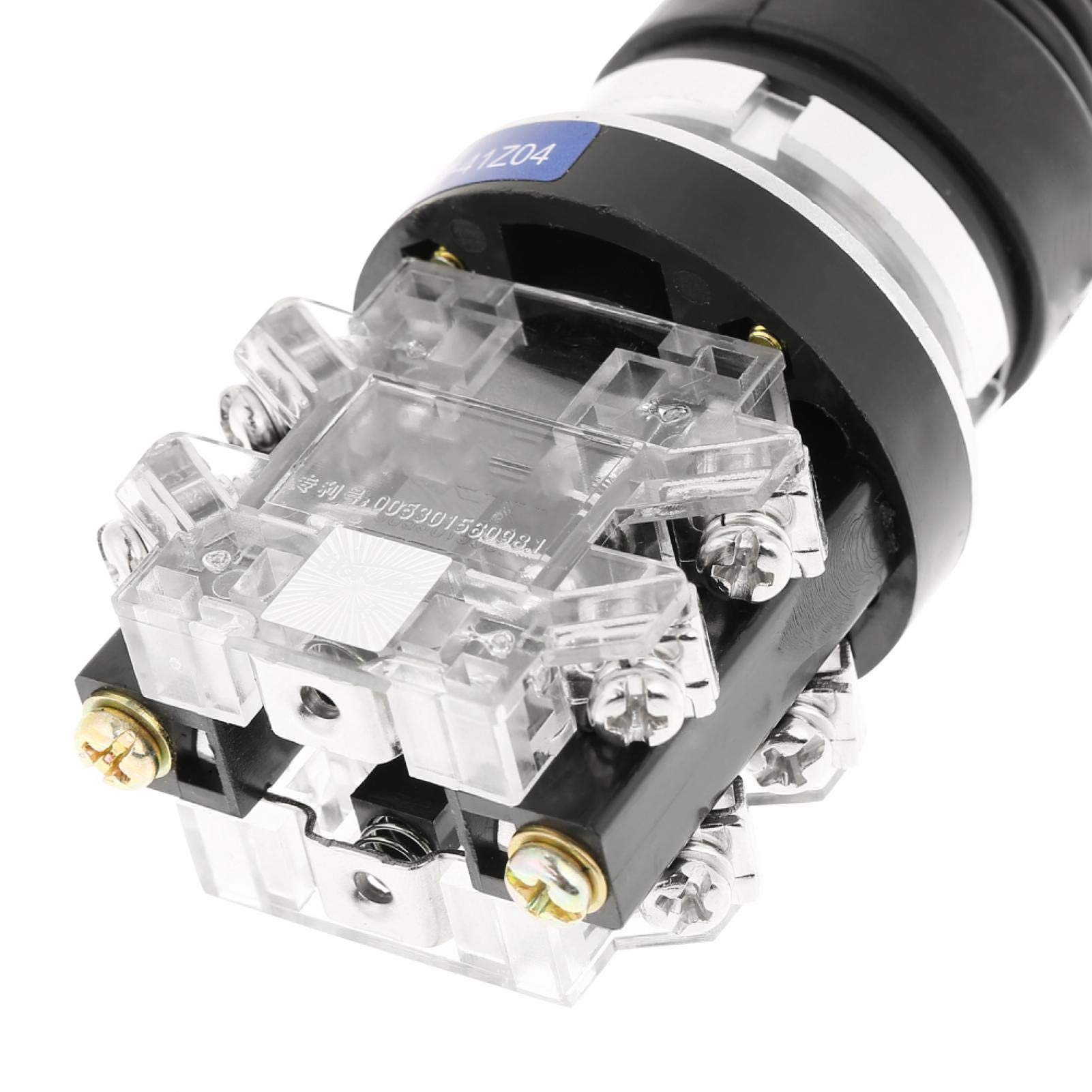 joystick interruptor + Akozon Interruptor de palanca de mando, Controladores Monolever 4 Posici¨®n 4NO Reemplazo de resorte Joystick moment¨¢neo Reemplazo Para HKAI-41Z04, 220V / 380V