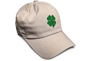 4 Leaf Clover Gavin: Shamrock Embroidered Baseball Caps