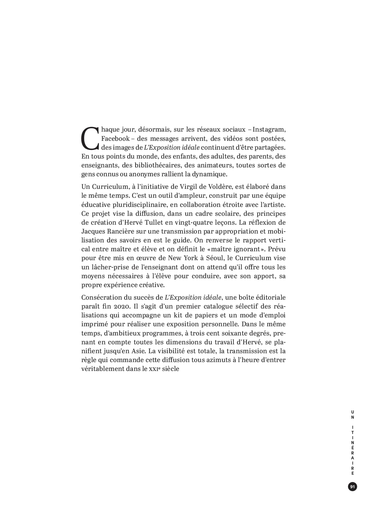 L'art de jouer