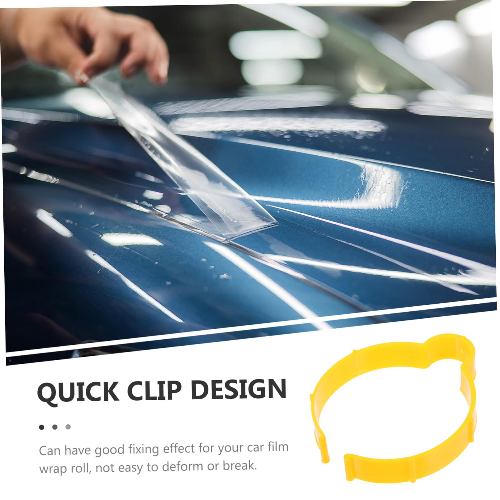 Cabilock 5Pcs Vinyl Film Holders Lightweight Car Vinyl Wrap Clips Durable Gripper Tools for Easy Storage Organization for Automotive Projects