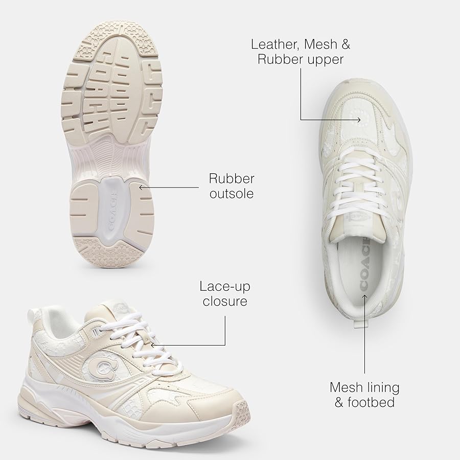 Amazon.com | CAQ35 XVR 5 B LACE SNKR Light Grey/Optic White