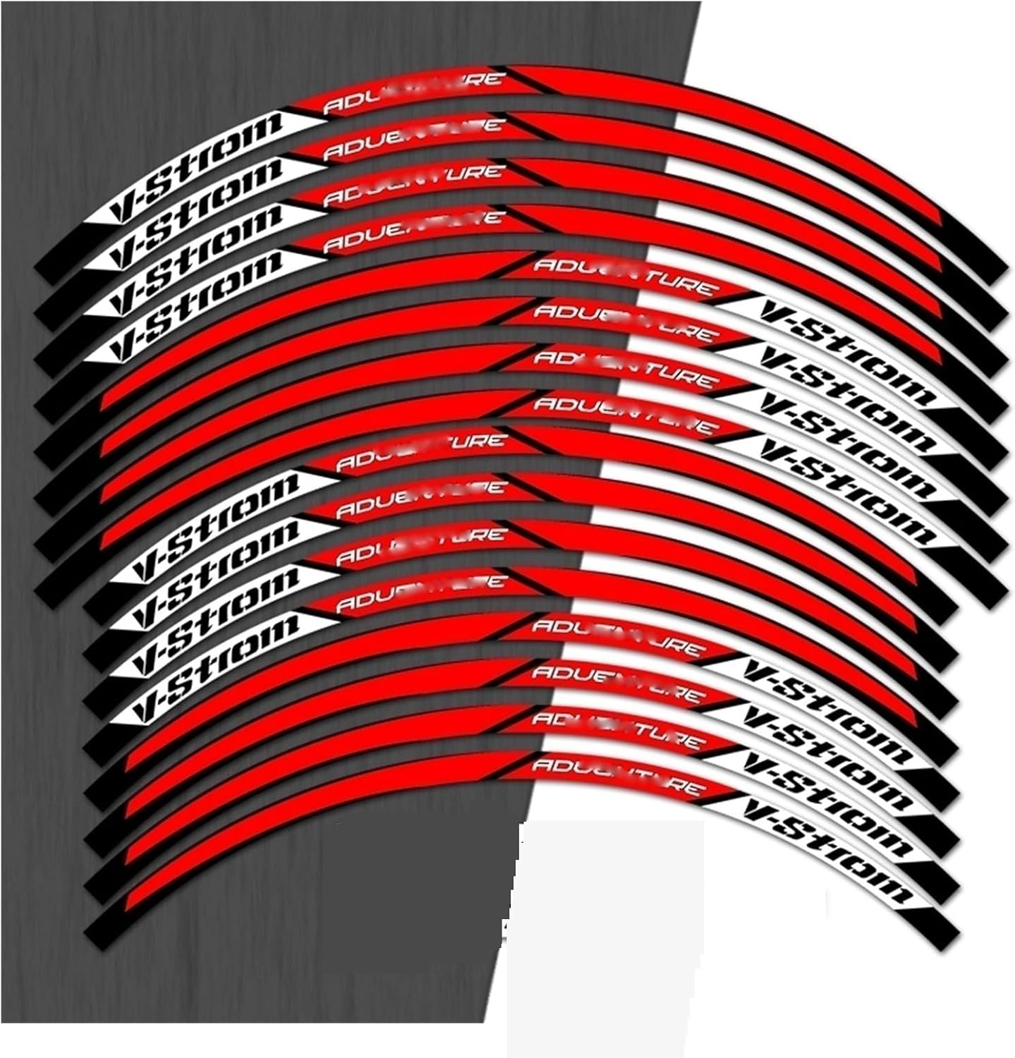 for S&uzuki for DL650 for DL1000 for V Strom 1050 for XT 650 Motorcycle Sticker Wheel Rim Decal Wheel Stickers(4)
