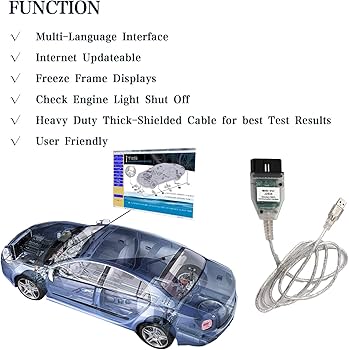 VCI J2534 Cable Fit for Toyota TIS Techstream - Latest Version V17