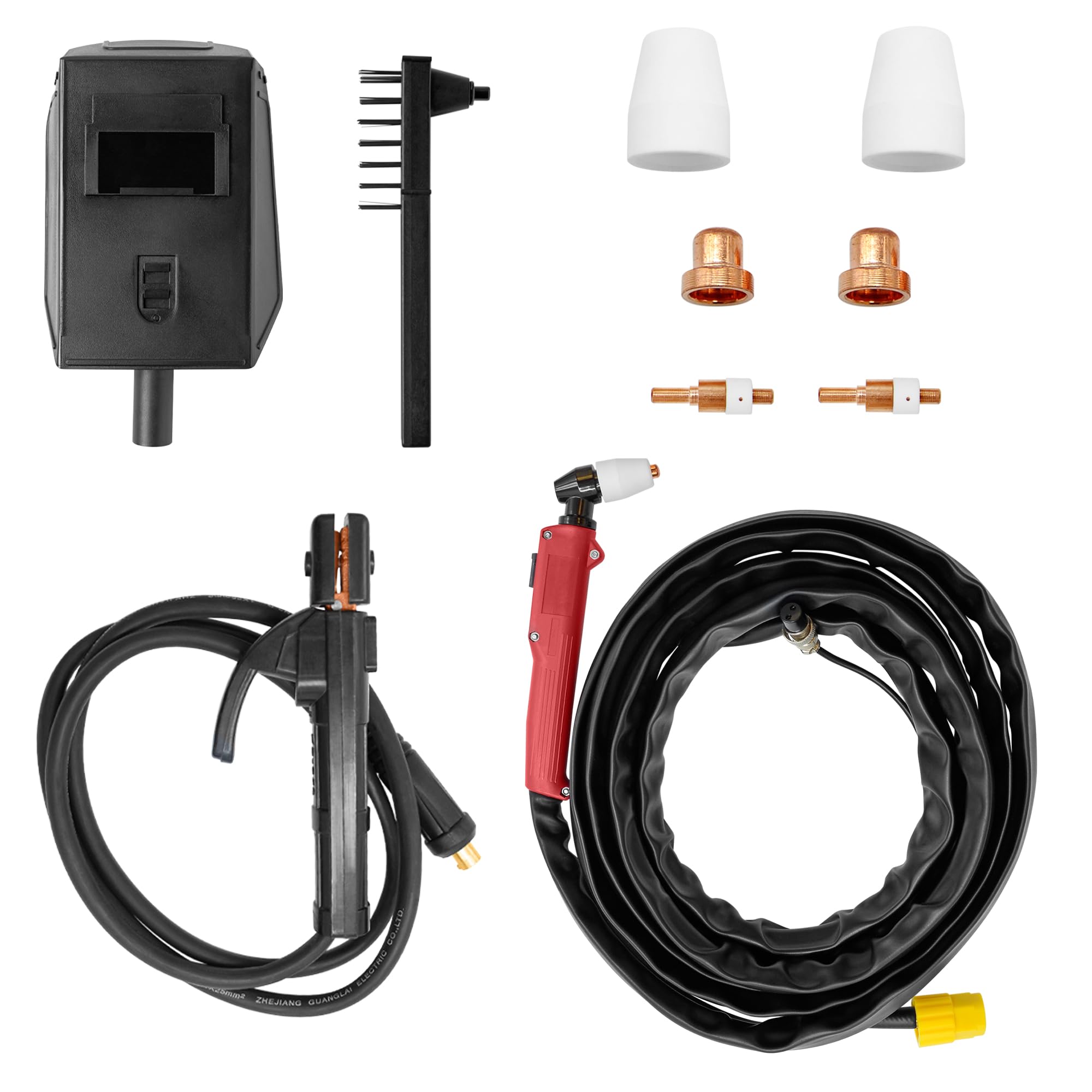 Taglierina al Plasma CUT 40A IGBT TM50CUT, Taglio Netto 10 mm, Torcia e Kit Inclusi