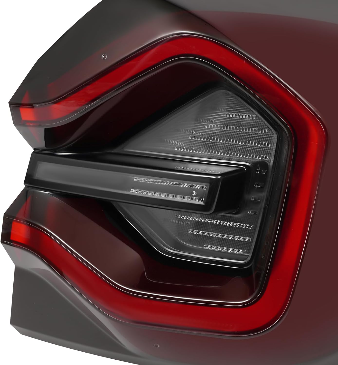 Tail Light Right Side for 2022-2024 BMW X3 LED Models, Rear Passenger Side Brake Lamp Replacement, OE 63239463050, BM2805140, Red Lens Black Housing
