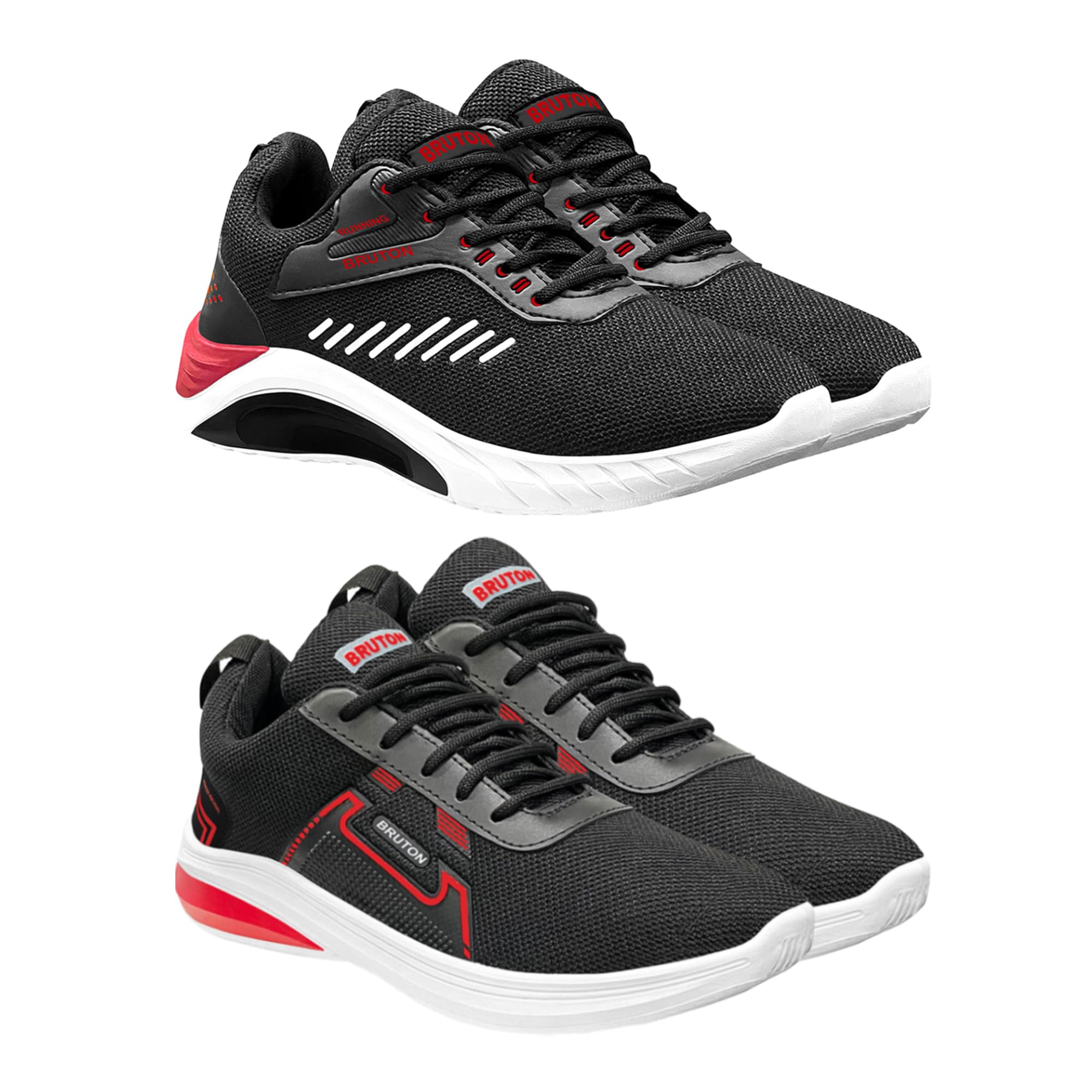 BRUTON Combo Pack of 2 Sport Running Shoes Yoga Shoes for Mens & Boys : Size - 8 (B0CM9LYPK8) Amazon Price History, Amazon Price Tracker