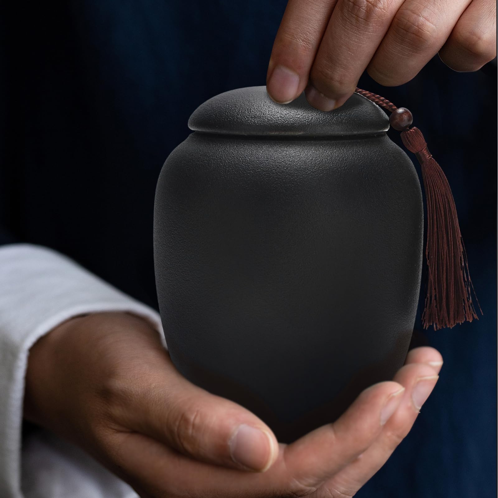 Bocaux à Thé Chinois En Porcelaine Avec Couvercle, Décoration