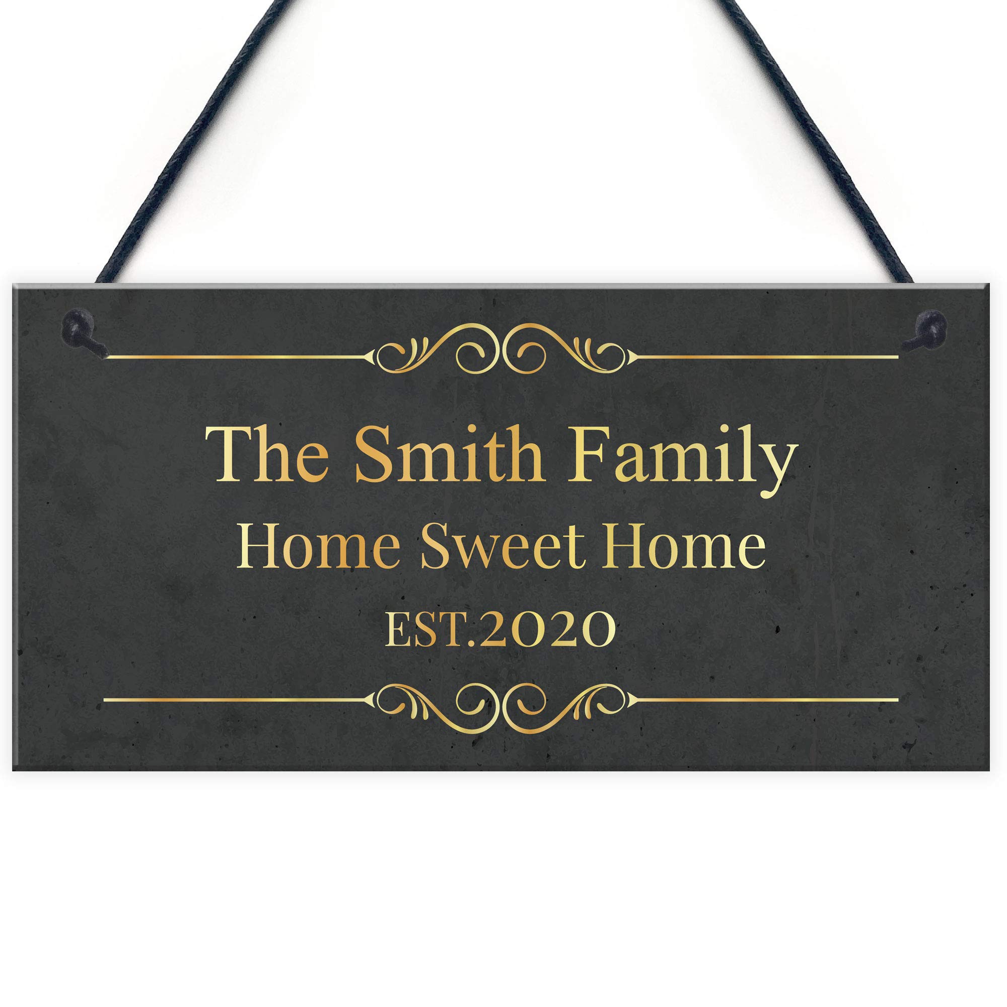 PERSONALISED Welcome Sign To Home New Home Gift For Friend Home Decor