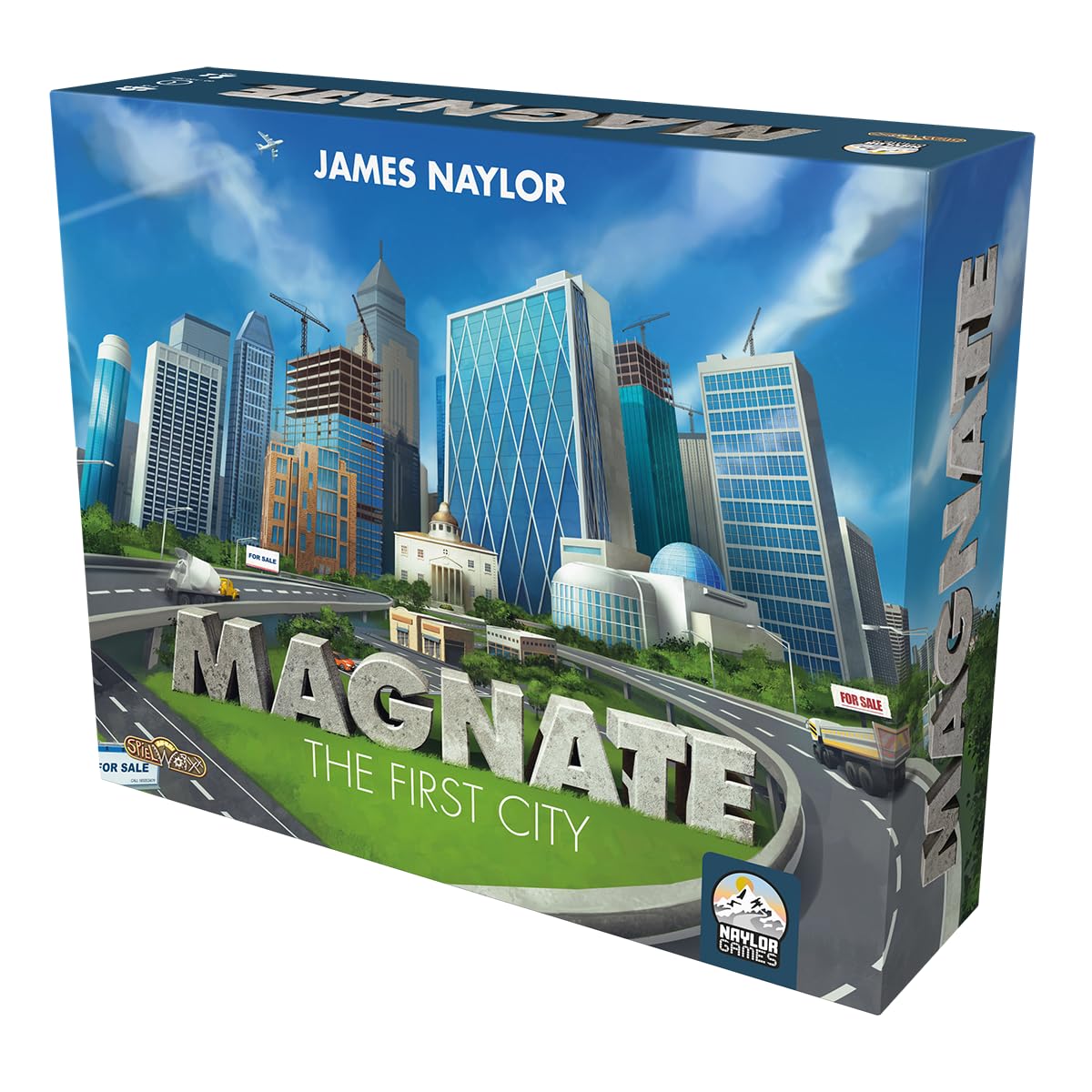 Spielworxx, Magnate: The First City, Kennerspiel, Strategiespiel, 1-5 Spieler, ab 10+ Jahren, 60-120 Minuten, Deutsch