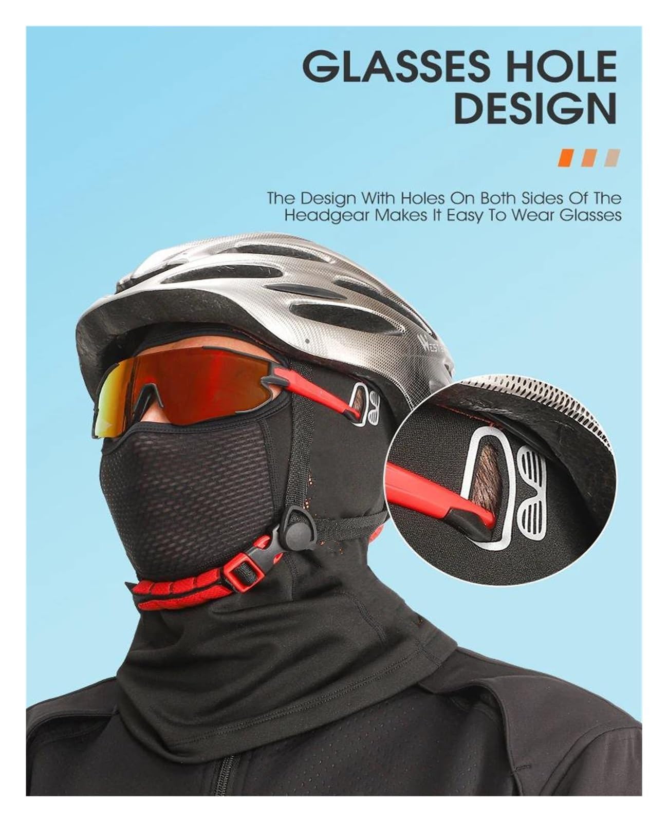 Montagne Moto Masque Facial Respirant Masque de maintien au chaud pour moto, casquette de cyclisme d'hiver, polaire coupe-vent, couvre-visage pour Ski, chapeau de casque de vtt, écharpe de sport respi