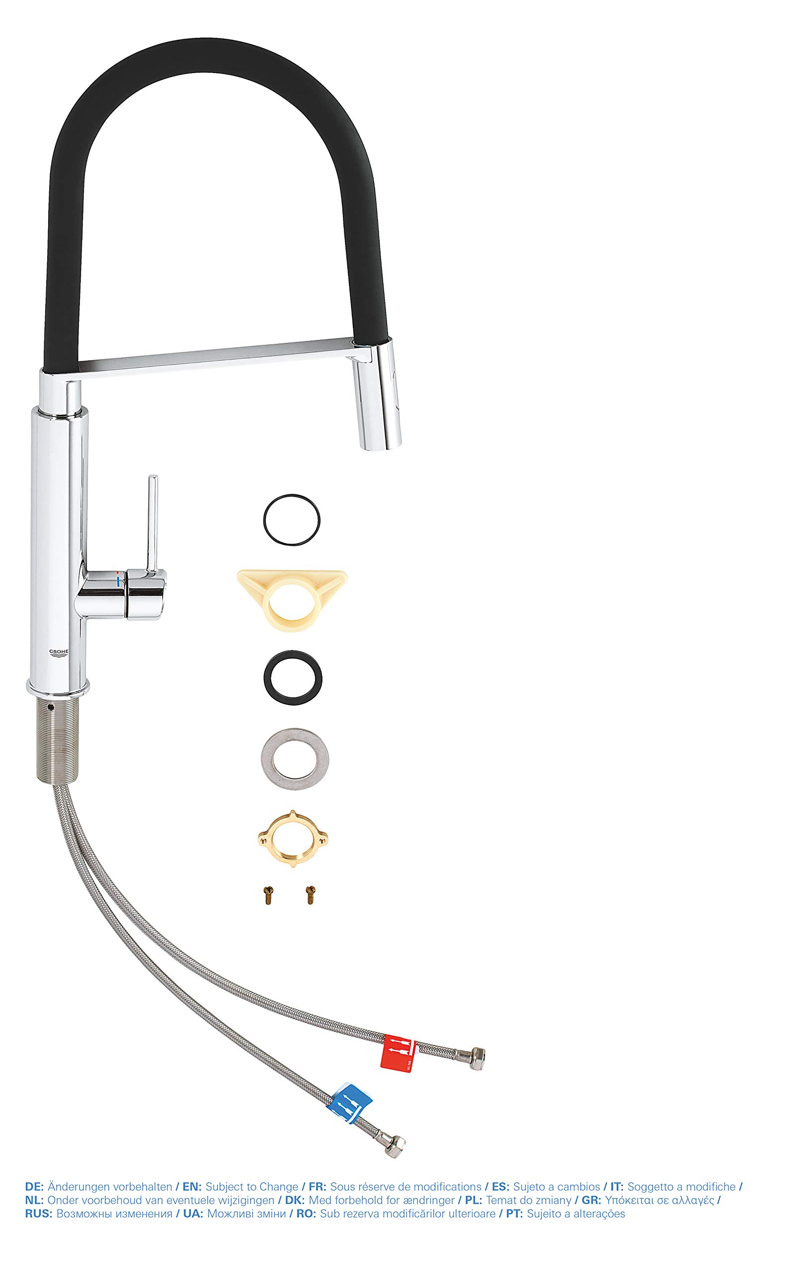 GROHE Concetto Jednouchwytowa bateria zlewozmywakowa, DN 15