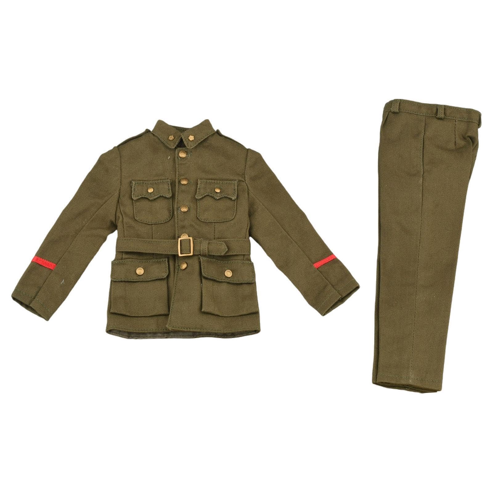 Kleidung für Actionfiguren im Maßstab 1:6 – Puppenkleidung und Spielzeug sind Geschenke für Kinder, die Actionfiguren lieben. Dieses Set aus Mantel und Hose im