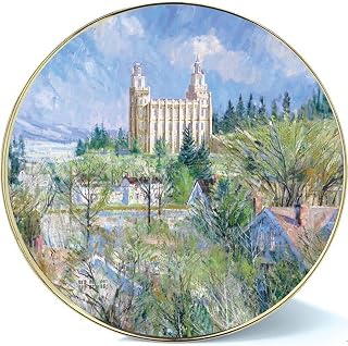 Heirloom Collectibles MANTI UTAH TEMPLE LDS MORMON COLLECTORS PLATE~ WEDDING SEALING GIFT!