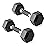 CAP Barbell Coated Dumbbell Weights with Padded Grip, Pair, 8 LBS