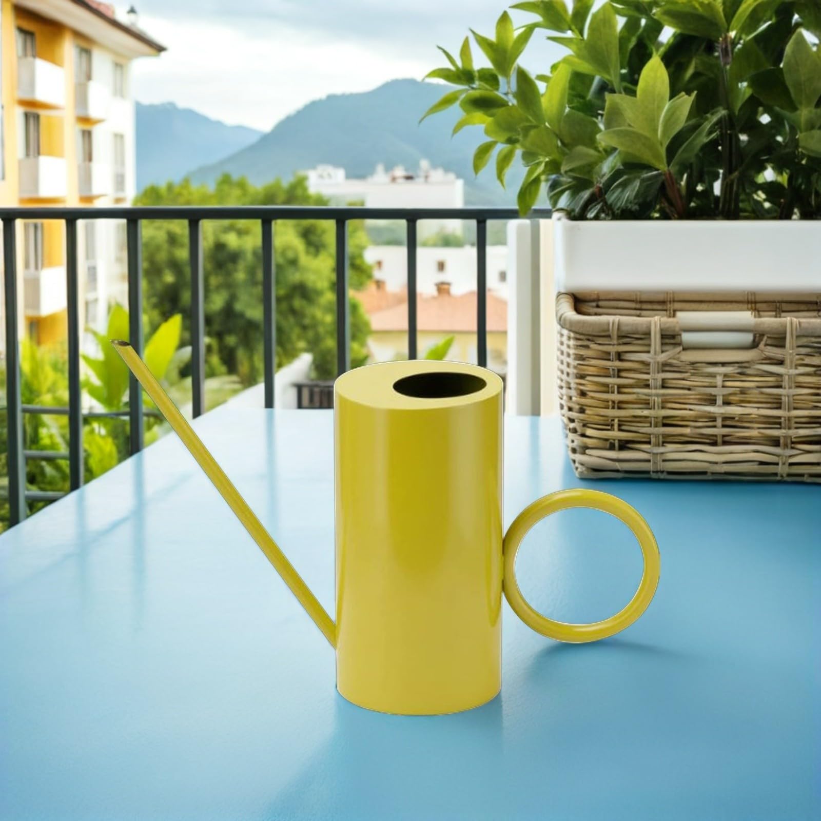Regadera de Acero Inoxidable con Boquilla Larga, 1500 Ml