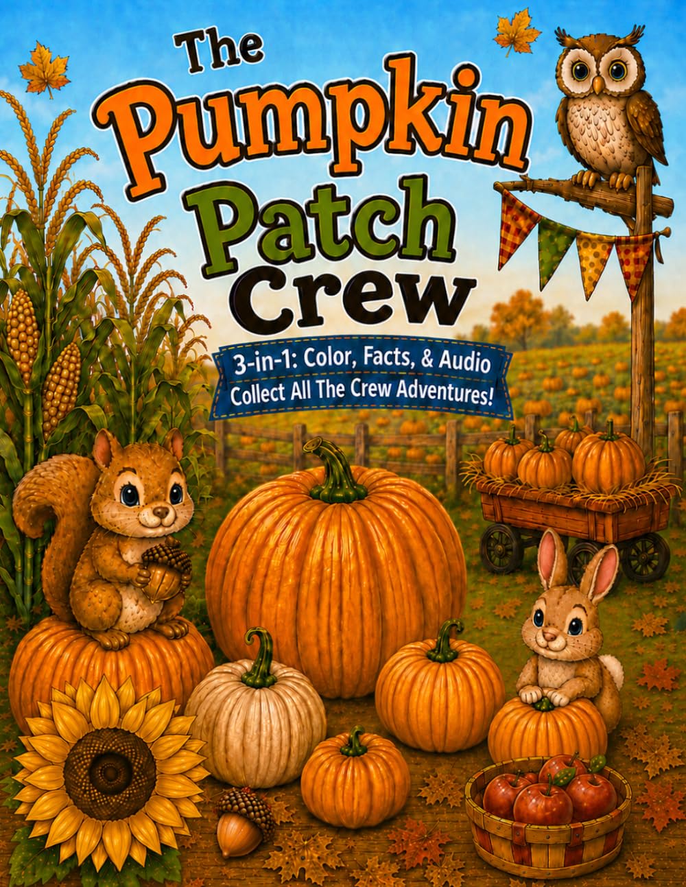 The Pumpkin Patch Crew 3-in-1: Color, Facts & Audio (StoryHeld Creations Crew Series 3-in-1: Color, Facts, & Audio)