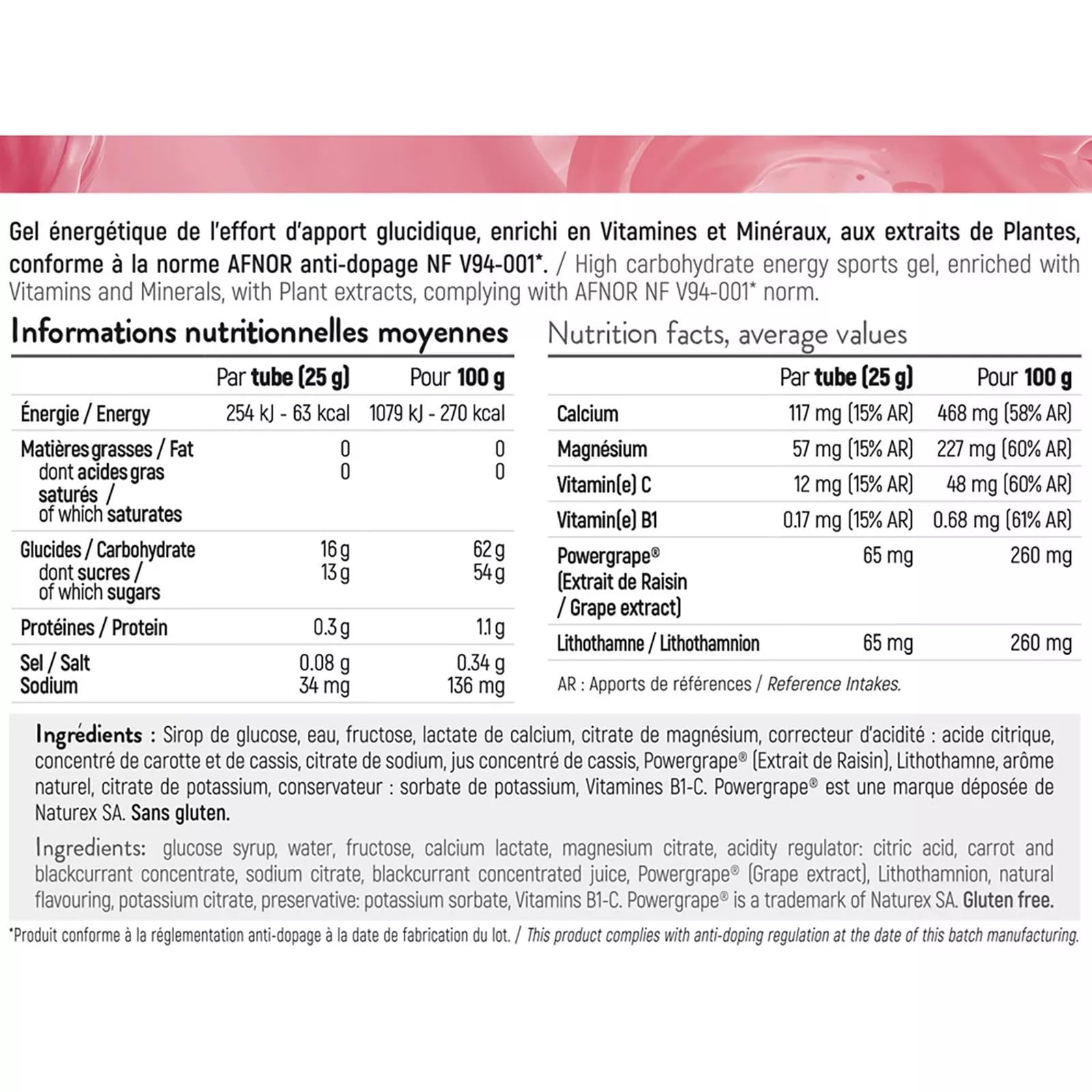 STC NUTRITION - Over Blast® No Cramp - Gel énergétique pour le sport - Nutrition sportive - Limite les sensation de lourdeurs dans les jambes - Texture liquide - 10 dosettes - Goût Fruits Rouges