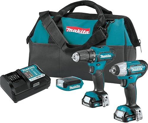 Makita CT326 12V max CXT® Litio-Ion Inalámbrico 3-Pc. Combo Kit (1.5Ah)