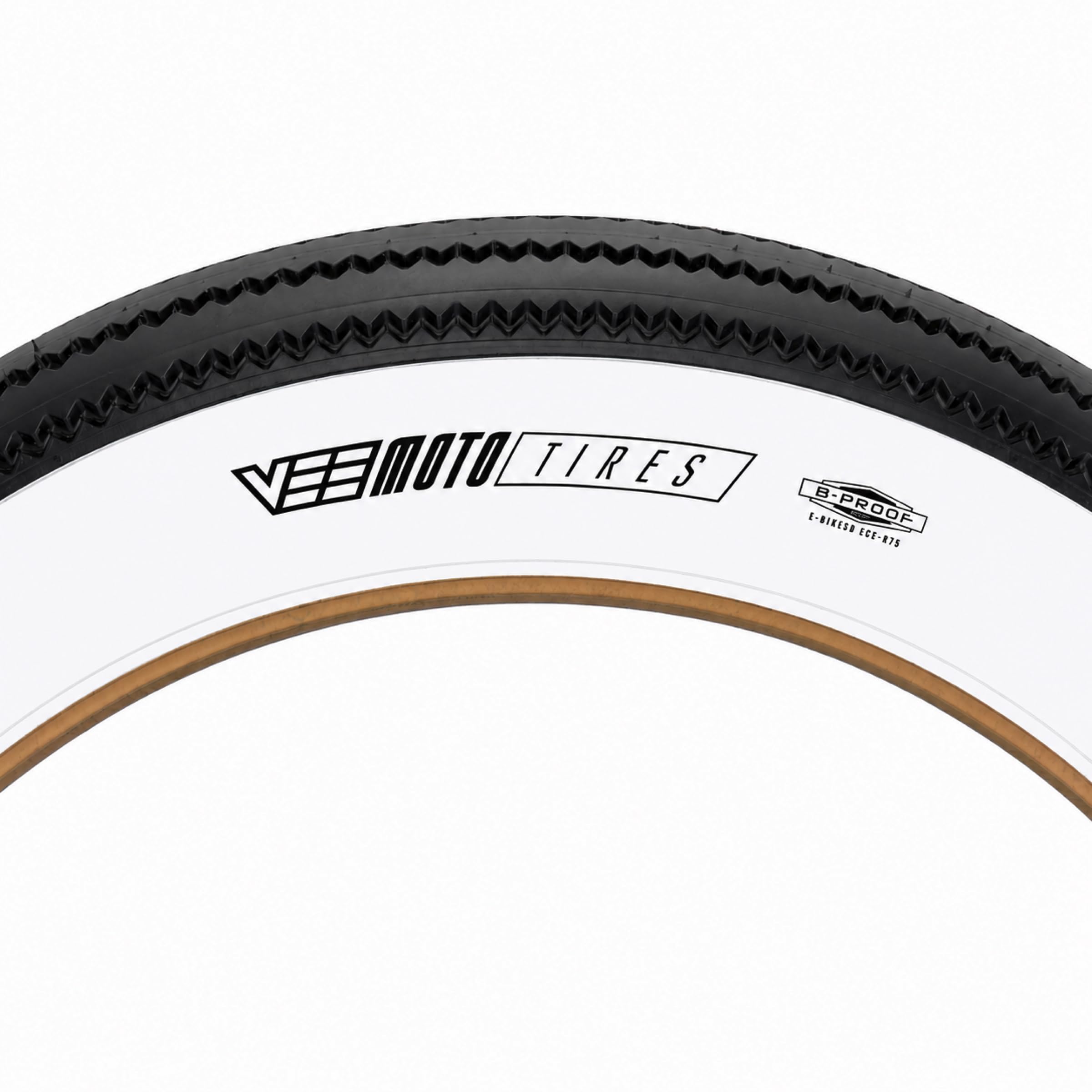 Amazon.com : Vee Tire 20x4.0 White Wall Zig Zag E-Bike 50 Tubeless