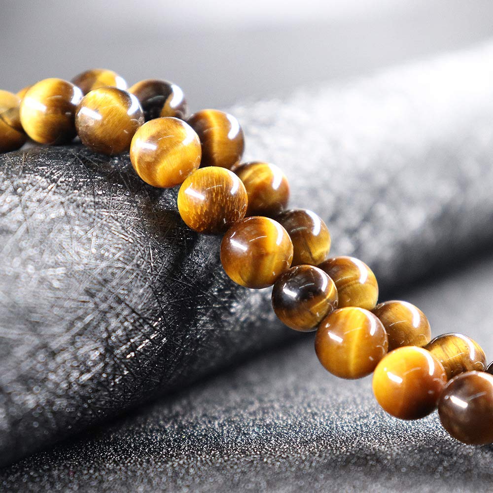 Natural Stone Beads Gemstone Round Loose Beads for Bracelet Necklace Earrings Jewelry Making DIY Crafts Design(1strand 12mm 30pcs)