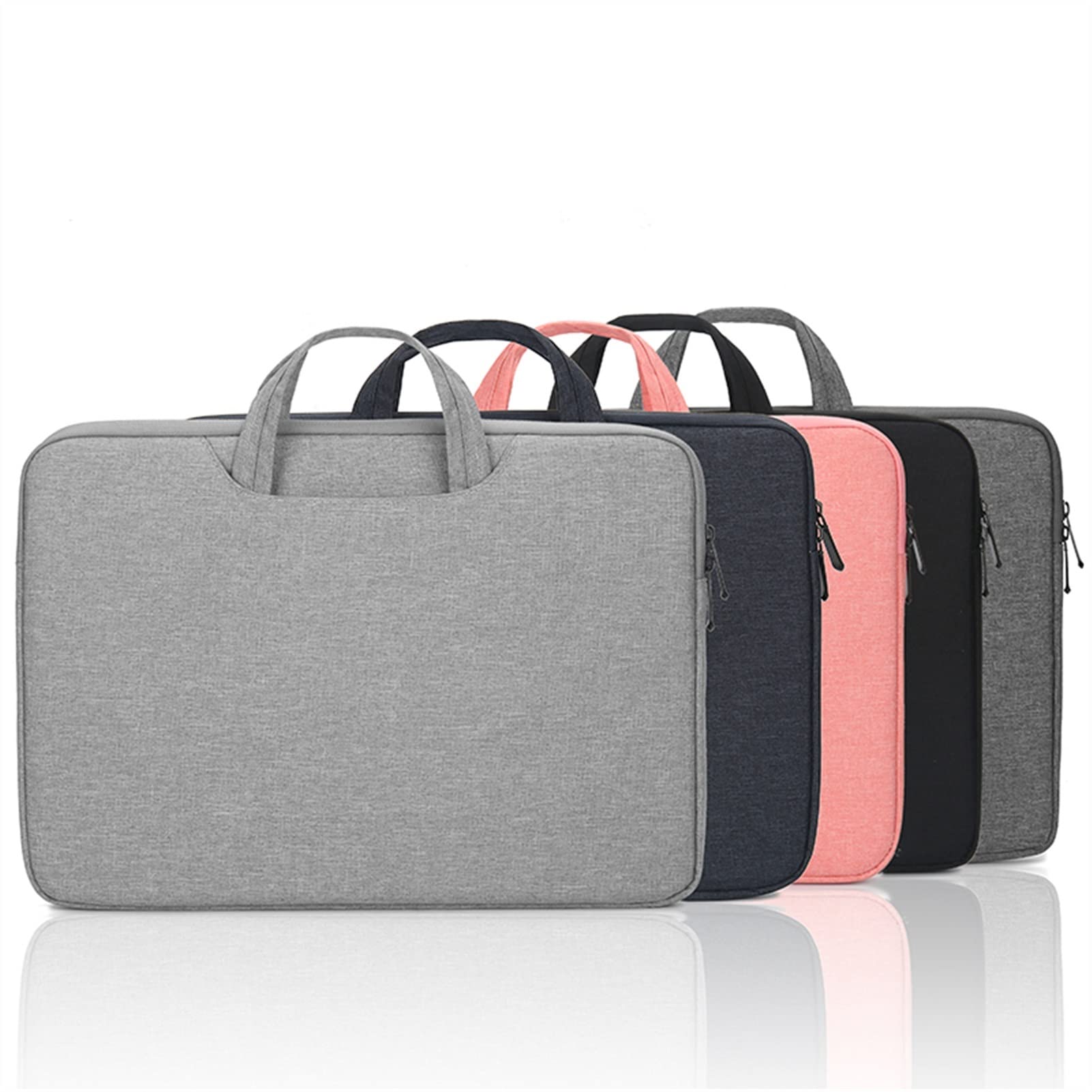 ZWMG Borse per PC Portatili Custodia for Il taccuino del Sacchetto di Protezione della Borsa del Computer Portatile 12 13.3 14 14 15.6 Pollici Custodia da Trasporto Leggero Borsa Porta PC