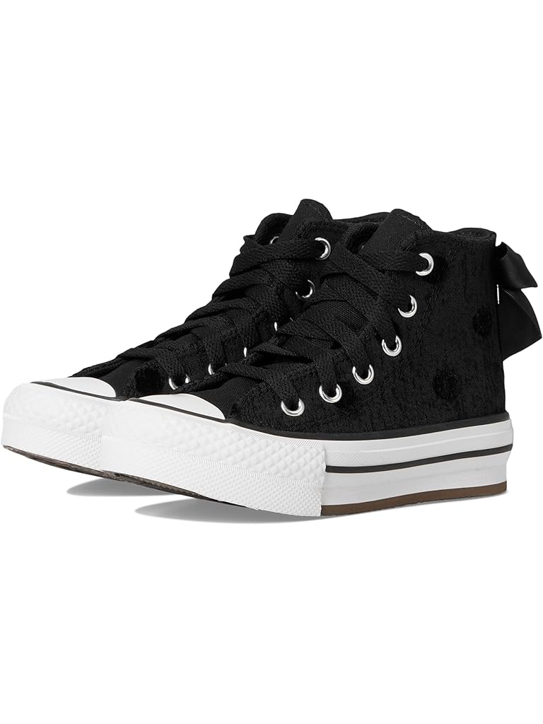 Black Converse Chuck Taylor&#174; All Star&#174; Lift Bow Platform (Little Kid)