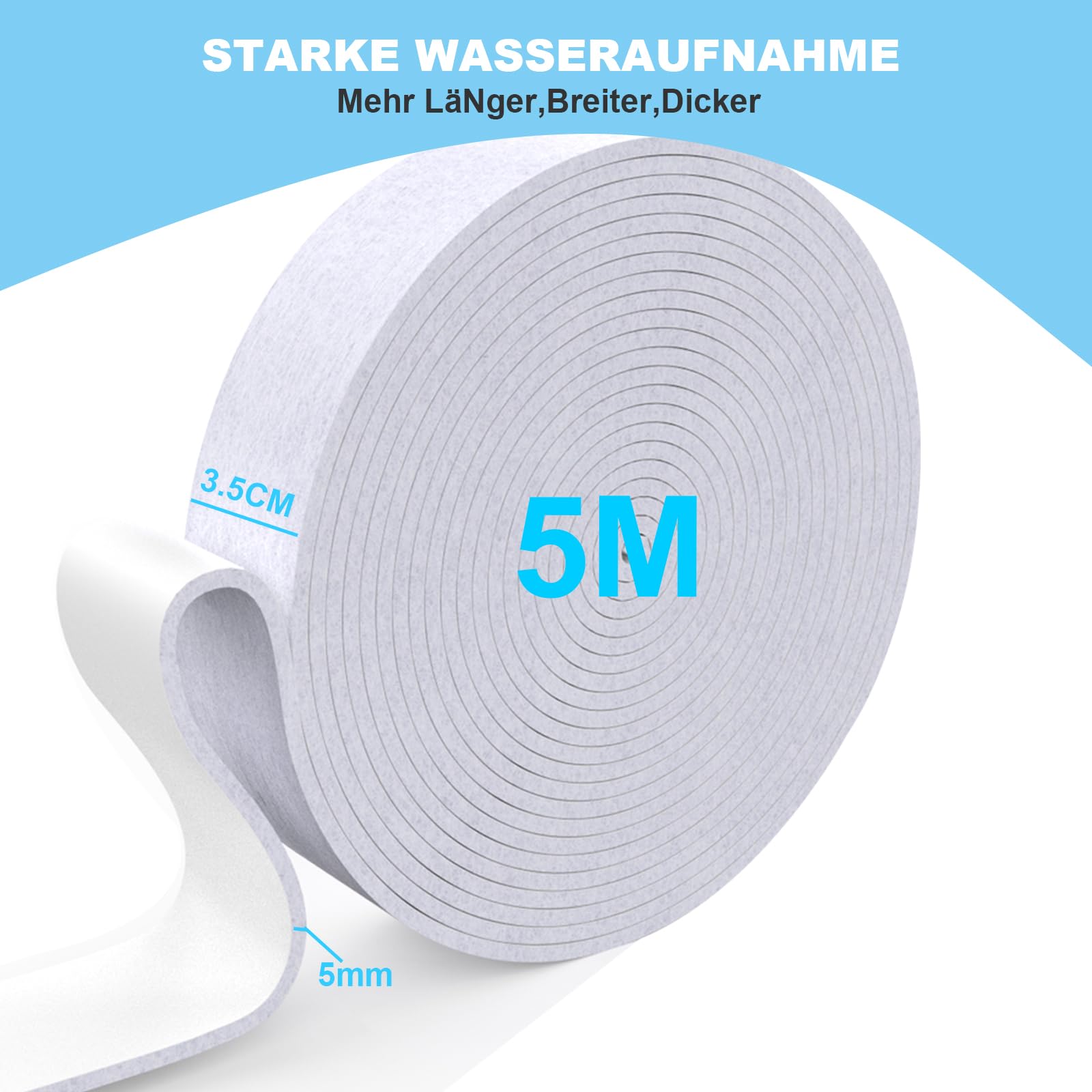 Fenster Kondensationsstreifen 4x200cm - Anti Beschlag Streifen Gegen Feuchtigkeit