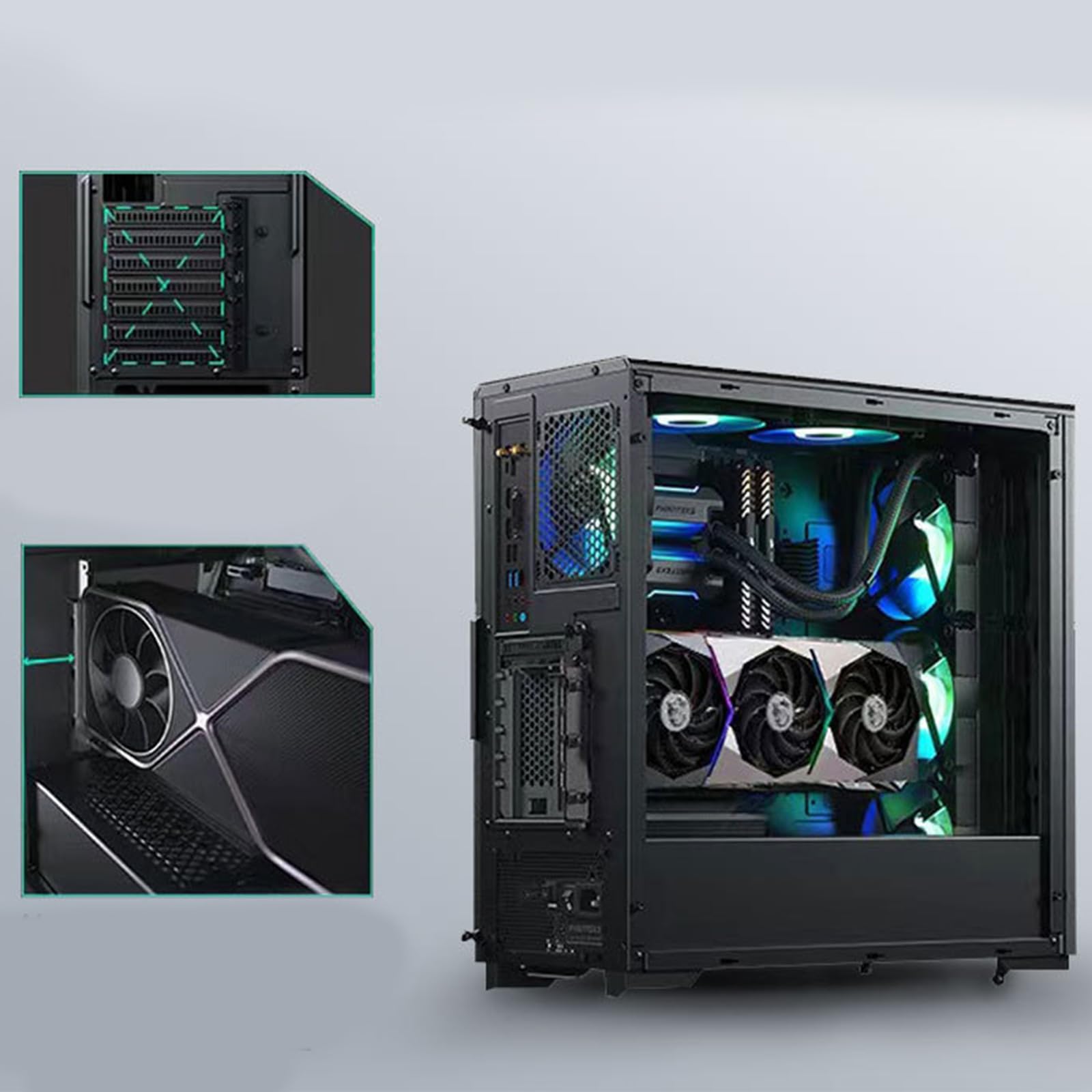 Solid PCIe Scheda Grafica Supporto Per Installazione Verticale GPU Per PC appassionati Accessori Costruzione PC