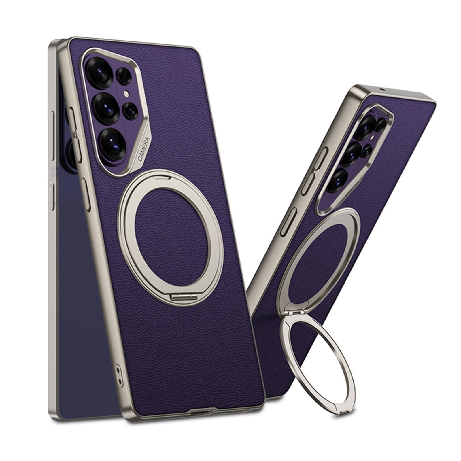 Étui Samsung S26 Ultra anti-empreinte avec support magnétique