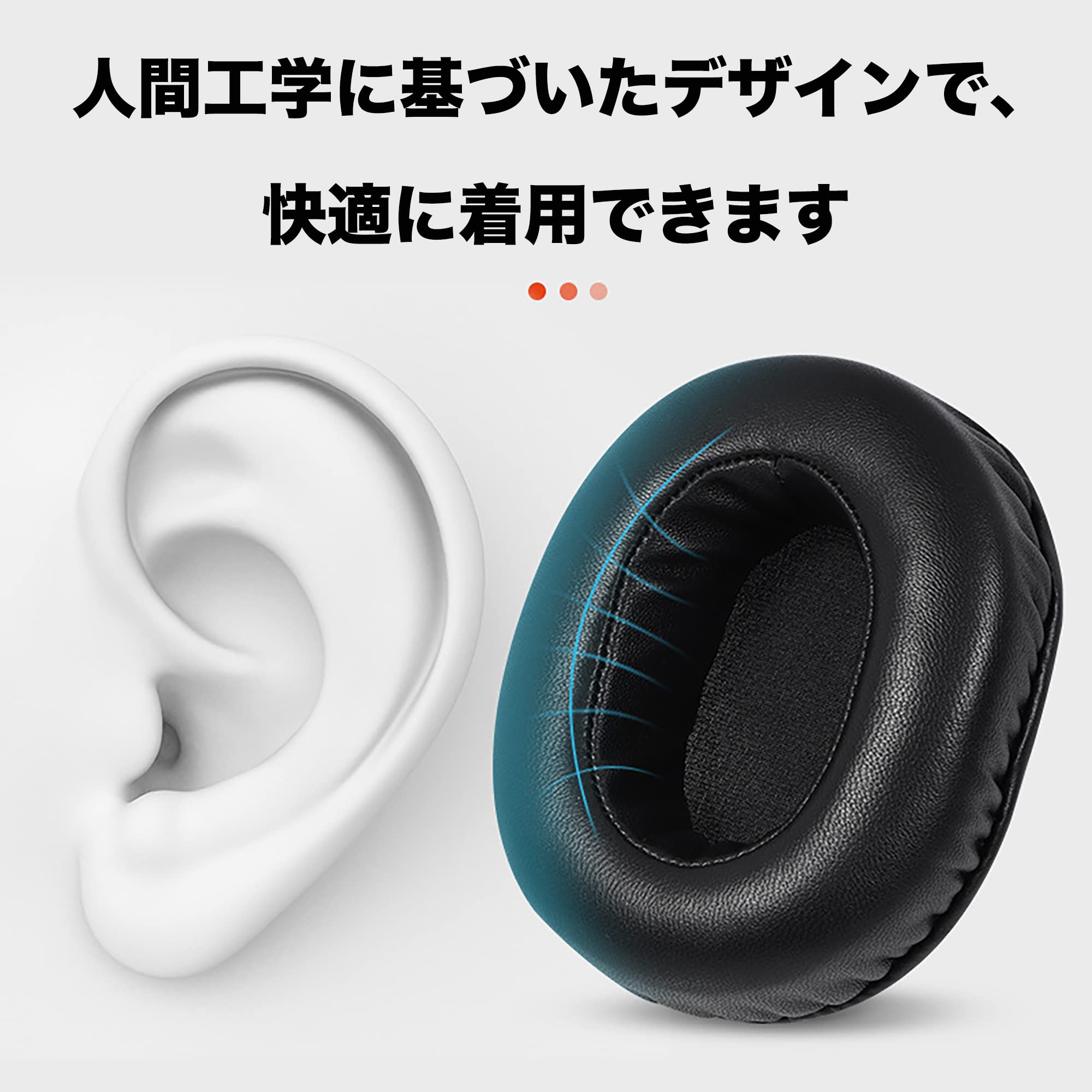 Amazon | 2個入り 交換用イヤーパッド SONY MDR-DS7500用 本革