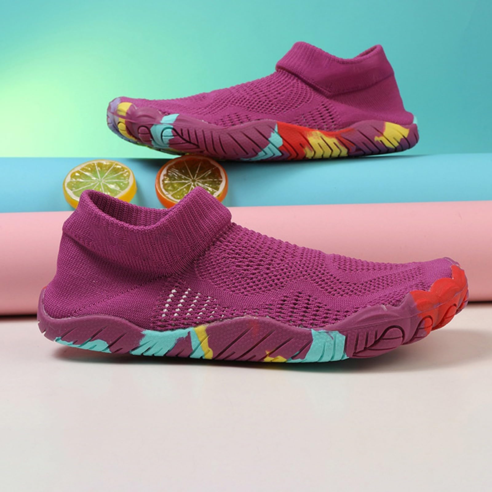 Scarpe Da Scoglio Donna Mare Vela Per Sassi Acqua Scarpette Bambina Ciabatte Scogli Spiaggia Scarpine Uomo Sandali Gomma Roccia Ciabatta Con Plastica Neoprene Tg Ginnastica
