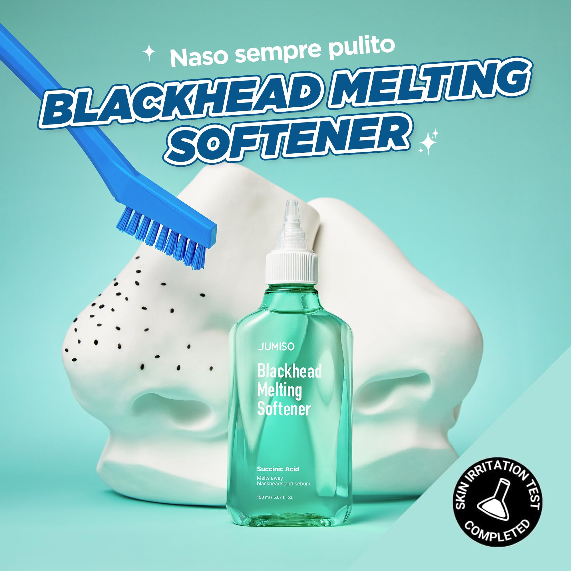 JUMISO Set Di Dischi Di Cotone Ammorbidenti Per Rimuovere Punti Neri - Cura Coreana Dei Pori, Esfoliazione Con Pha, Acqua Di Hamamelide, Tea Tree E Cipresso, Controllo Sebo. Kit Completo 150